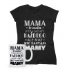 Zestaw na Dzień Matki dla Mamy koszulka + kubek Mama to osoba, która zastąpi każdego ale nikt nie zastąpi Mamy